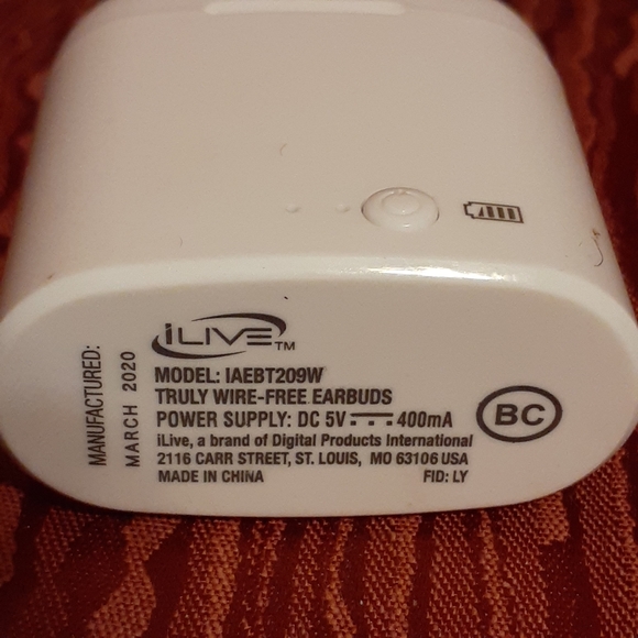 ILIVE WIRELESS BLUE TOOTH EARPHONES - Picture 3 of 3